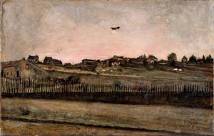 Paysage, Village — Lesage Pierre Alexis