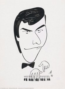 Caricature of Krzysztof Jabłoński