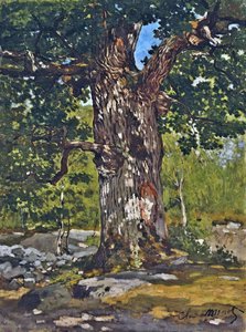 Der Bodmer-eichenbaum — Claude Monet
