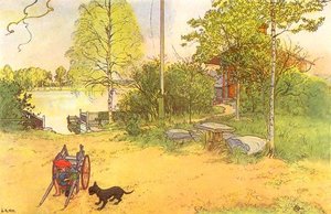 Our Courtyard — Carl Larsson