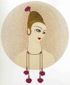 Carnations — Erté