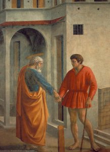 Tribute Money (detail) — Masaccio