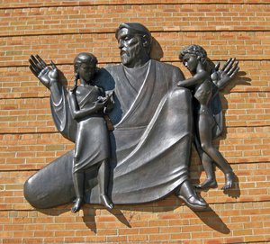 Christ And The Children, Sculpture Garden — Marshall Maynard Fredericks, Classical Revival
