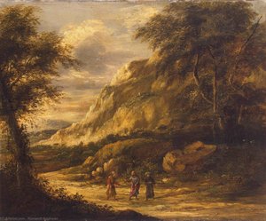 Landscape (christ On The Road To Emmaus) — Roelandt Roghman