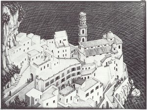 Coast Of Amalfi — Maurits Cornelis Escher