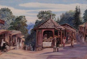 Die Basare, Simla, Indien