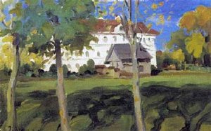 Landscape With White House — Konstantin Yuon