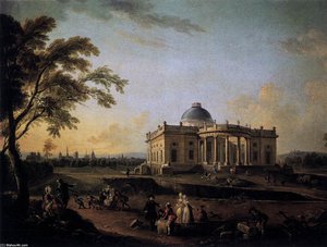 View Of The Chateau De Montmusard — Jean Baptiste Lallemand