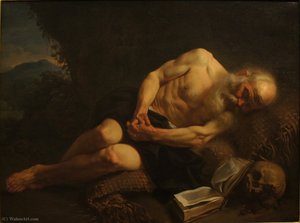 Anchorite asleep.