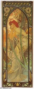 Evening — Alphonse Mucha