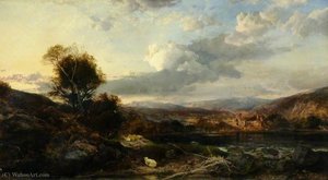 Mountainous Landscape with a Ruin