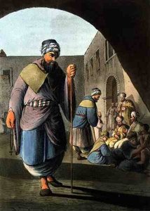 A Maronite Monk And Pilgrims — Luigi Mayer