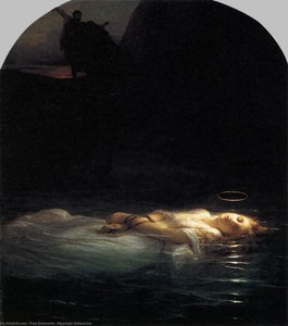 Young Christian Martyr — Hippolyte-paul Delaroche, Romanticism