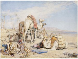 A Halt In The Desert — John Frederick Lewis