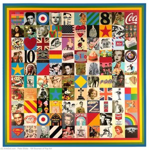 100 Sources Of Pop Art — Peter Blake, Pop Art