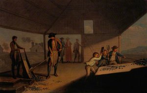 Lead Processing At Leadhills Pounding The Ore — David Allan