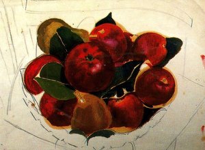 Apples And Pears On A Chair — Sir Stanley Spencer