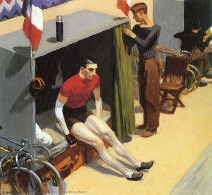 El Ciclista Francés De Seis Días — Edward Hopper