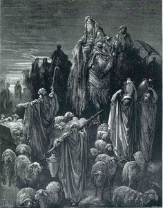 Jacob Goeth Into Egypt — Paul Gustave Doré