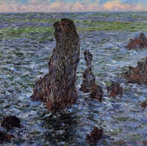 The 'pyramids' At Port-coton — Claude Monet