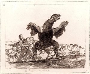 El Buitre Carnívoro — Francisco José De Goya Y Lucientes