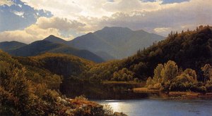 View In The White Mountains (also Known As The High Peaks,'' Adirondacks)'' — William Trost Richards