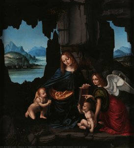 The Madonna with Child, Saint John and an angel