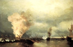 Sea Buttle Near Vyborg — Iván Aivazovski