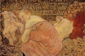 Two Friends — Henri De Toulouse-lautrec, Post-impressionism