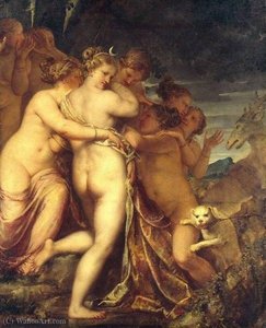 Diana And Acteón — Pietro Liberi