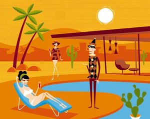 The Supplicant — Josh Agle (shag), Pop Surealism