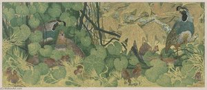 Quail Amid Wild Grapes — Janet E Turner