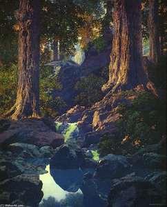 The Glen — Maxfield Parrish