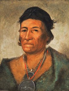 Ko Mán I Kin, Big Wave, An Old And Distinguished Chief — George Catlin