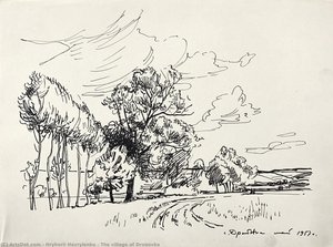 The Village Of Drobovka — Hryhorii Havrylenko