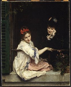 Girls at a Window