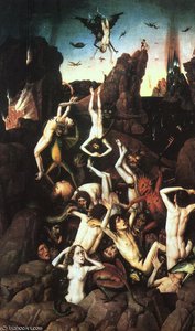 The Fall Of The Damned, Oil On Wood, Musée De — Dierik Bouts Mlađi