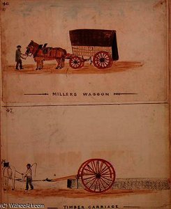 The Miller's Wagon and Timber Carriage