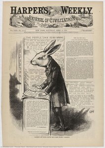 Manhood And Honor Should Have Hare Hearts — Thomas Nast