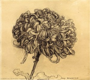 Chrysantemum — Piët Mondrian, Neoplastizismus