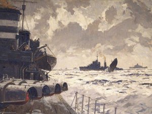 End Of A U Boat — Norman Wilkinson
