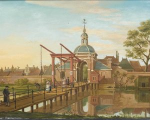 View of the Koepoort in Leiden
