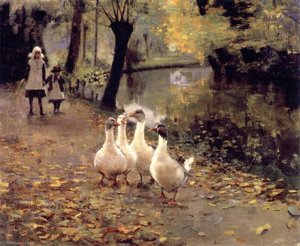 The Goose Girls — Sir John Lavery