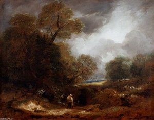 Landscape With Figures - — Thomas Barker