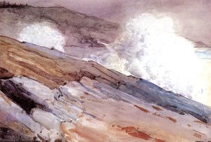 Brandung An Klippen — Winslow Homer