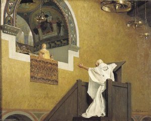 Saint Jean Chrysostome Et L'imperatrice Eudoxie — Jean-paul Laurens
