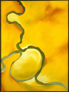 Green, Yellow And Orange — Georgia O'keeffe