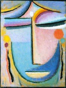 Large Abstract Head — Alexej Von Jawlensky, Impressionism