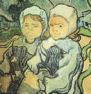 Two Children 2 — Vincent Willem Van Gogh, Post-impressionism