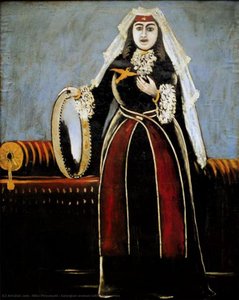Georgian Woman With Tambourine — Niko Pirosmani, Naïve Art